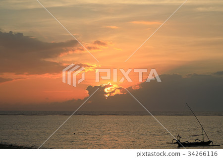 Morning of Nusa Dua in Bali 34266116