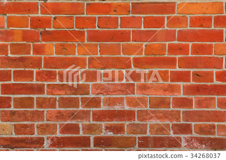 Nagabiki縣在荷蘭傾斜的紅磚牆壁 34268037