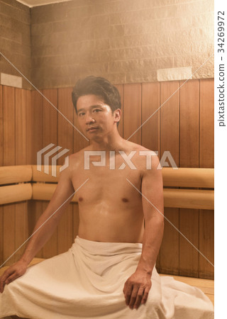 Middle men's sauna public bath 34269972