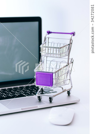 購物車,電腦,線上購物,Shopping cart,computer,Online shopping 購物車,電腦,線上購物,Shopping cart,computer,Online shopping 34272081