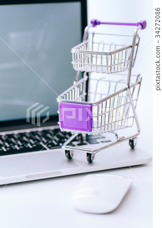 購物車,電腦,線上購物,Shopping cart,computer,Online shopping 購物車,電腦,線上購物,Shopping cart,computer,Online shopping 34272086