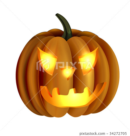 Scary Jack O Lantern halloween pumpkin 34272705
