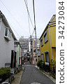 A Small alley in Yanaka, Tokyo, Japan 34273084