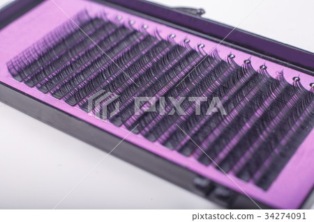 Eyelash Extension tools on white background Eyelash Extension tools on white background 34274091