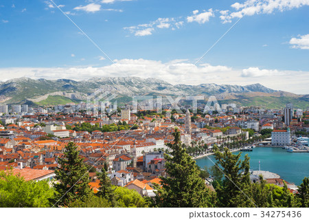 Split Croatia landscape Split Croatia landscape 34275436