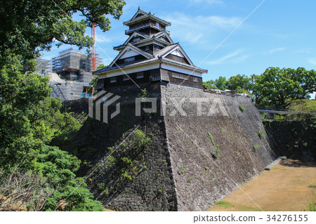 熊本城（熊本地震之後） 34276155