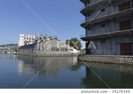 老工廠和倉庫北海道，沿著小樽運河 34276349