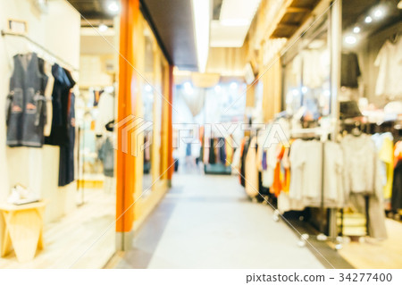 Abstract blur and defocused of derpartment store 34277400