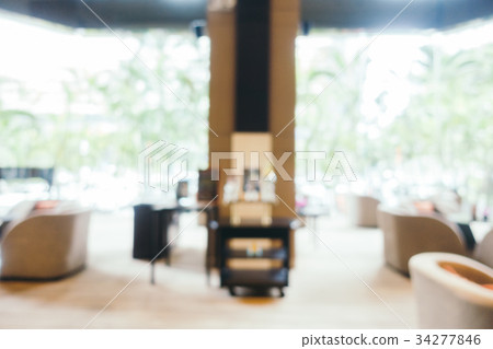 Abstract blur and defocused luxury hotel interior Abstract blur and defocused luxury hotel interior 34277846