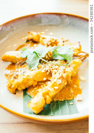 Chicken satay Chicken satay 34280361
