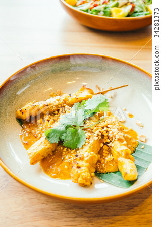 Chicken satay Chicken satay 34281373