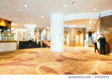 Abstract blur and defocused hotel looby and lounge 34283032