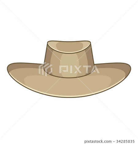 Akubra icon, cartoon style 34285835
