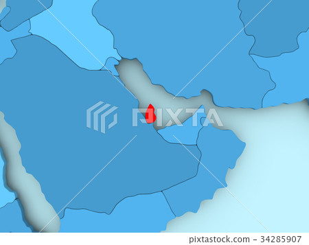 Map of Qatar Map of Qatar 34285907