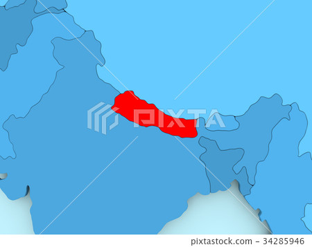 Map of Nepal Map of Nepal 34285946