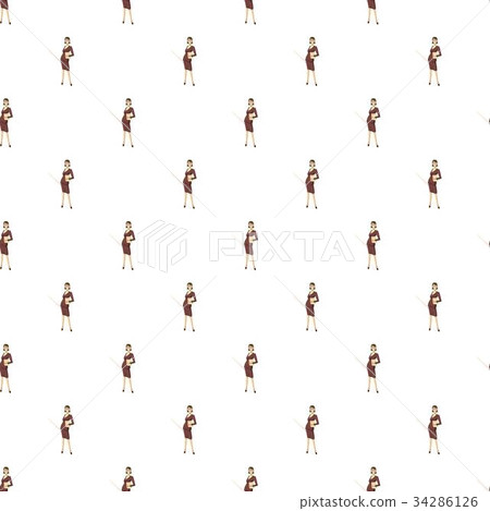 Businesswoman pattern seamless Businesswoman pattern seamless 34286126