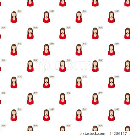 Woman translator pattern Woman translator pattern 34286157