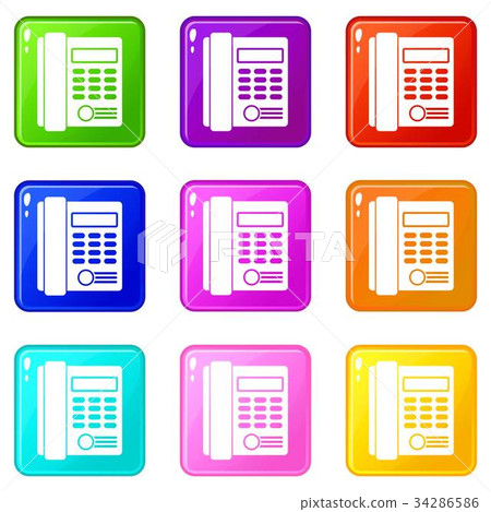Office business keypad phone set 9 Office business keypad phone set 9 34286586
