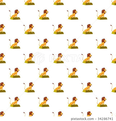 Circus lion pattern Circus lion pattern 34286741
