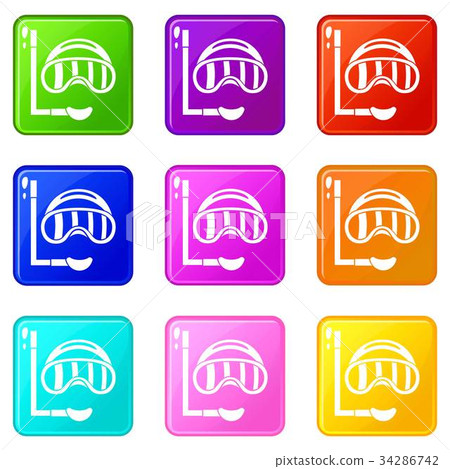 Diving mask set 9 Diving mask set 9 34286742