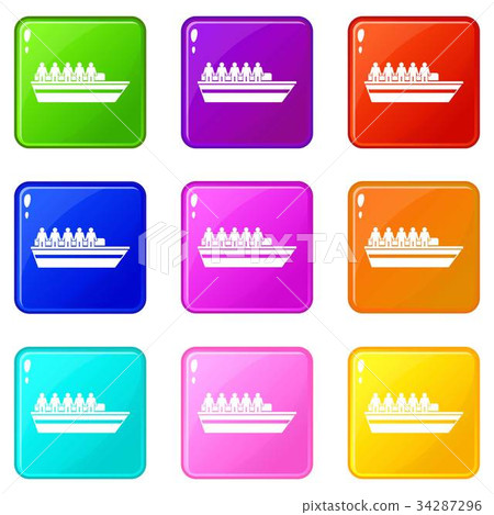People on ship set 9 People on ship set 9 34287296