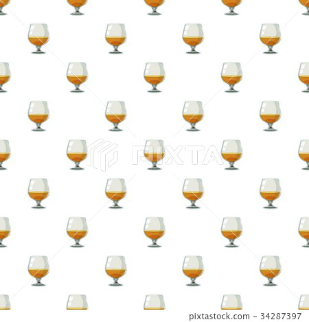 Glass of scotch or whiskey pattern 34287397
