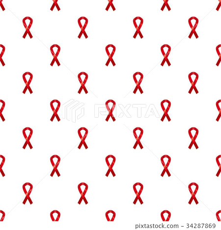 Red ribbon pattern - Stock Illustration [34287869] - PIXTA