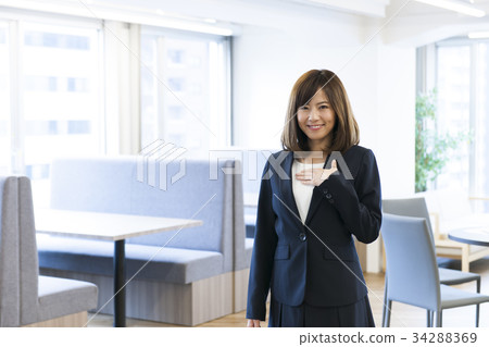 Woman working in the office 34288369