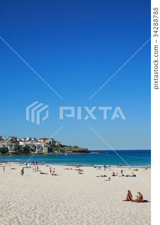 Beach and blue sky 34288788