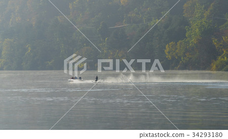 Water skiing, Nami Island, North River, Chuncheon, Gangwon-do 34293180