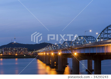 N Seoul Tower, Dongdaegyo, Namsan, Han River, Seoul 34293243