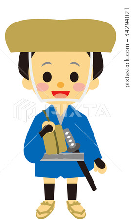 Men of the Edo period period drama traveling figure 34294021