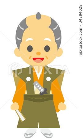 Edo period period drama samurai male grandfather Edo period period drama samurai male grandfather 34294028