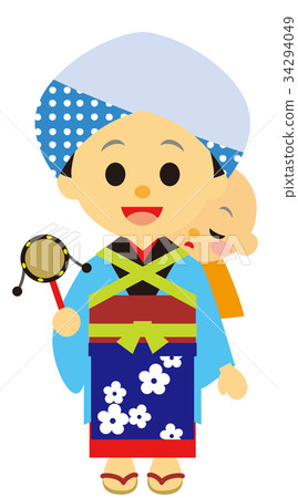 Edo period period drama Housewife child guard 34294049