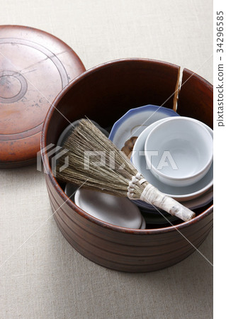 油刷，碗，盤子，火腿 34296585