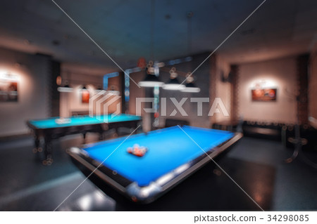 abstract blur. brand new and modern billiard 34298085