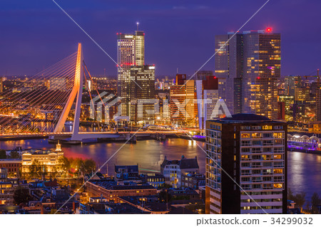Rotterdam cityscape - Netherlands 34299032
