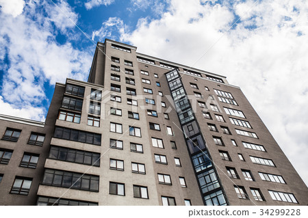 Modern, Luxury Apartment Building 34299228