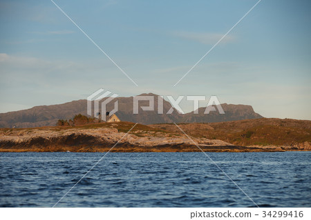 Beautiful view on norwegian fjords Beautiful view on norwegian fjords 34299416