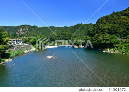 Views of the Koza River in Wakayama Prefecture Views of the Koza River in Wakayama Prefecture 34301072