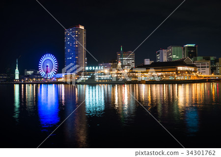 神戶的夜景（兵庫縣神戶市中央區）*拍攝於2017年4月 34301762