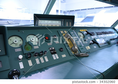 Shinkansen 0 series driver's seat Shinkansen 0 series driver's seat 34302060