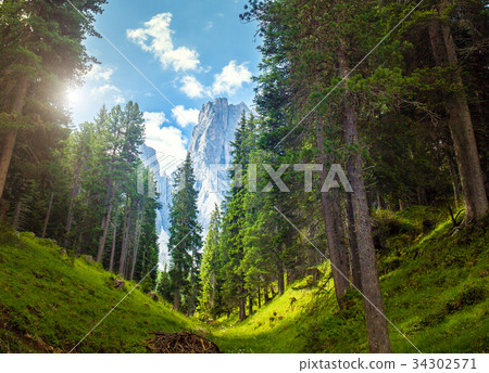 Amazing Dolomites Mountains 34302571