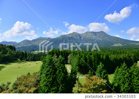 從阿蘇市政公園的視圖 34303103