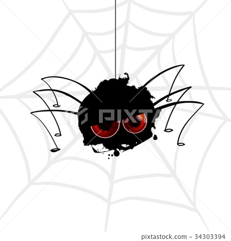 Funny spider blot 34303394
