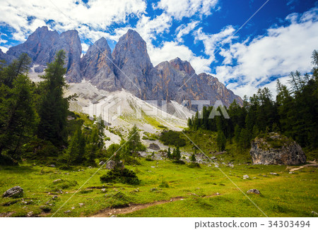 Amazing Dolomite Mountains 34303494