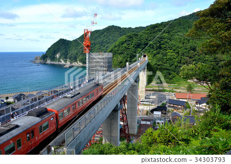 Abe Tetsuhashi Sano Station Ayabe Station (Aobe Station) From the observatory Sanin Main Line (2) Abe Tetsuhashi Sano Station Ayabe Station (Aobe Station) From the observatory Sanin Main Line (2) 34303793