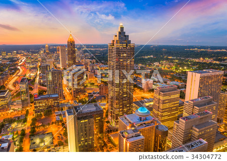 Atlanta, Georgia, USA Skyline Atlanta, Georgia, USA Skyline 34304772