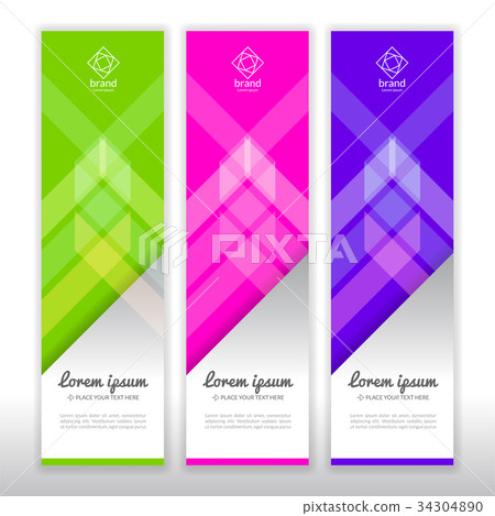 Vertical abstract display banner background Vertical abstract display banner background 34304890