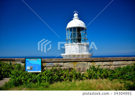 Shogashima lighthouse (1) which is a position overlooking from Tango peninsula promenade 34304991